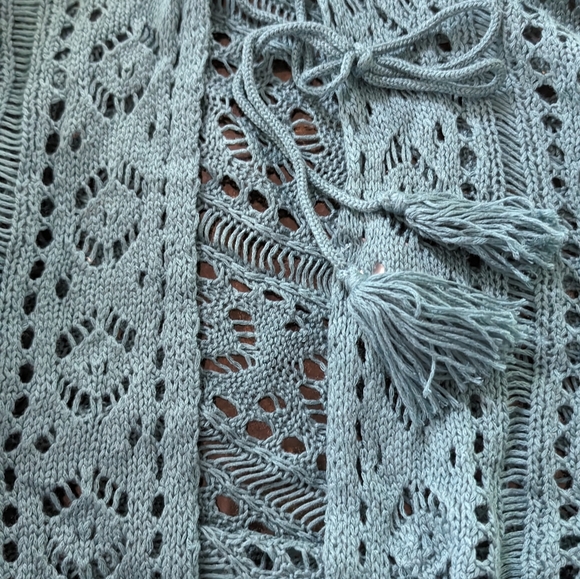 Swim Coverup Womens Beach Pool Teal Blue - Picture 14 of 14